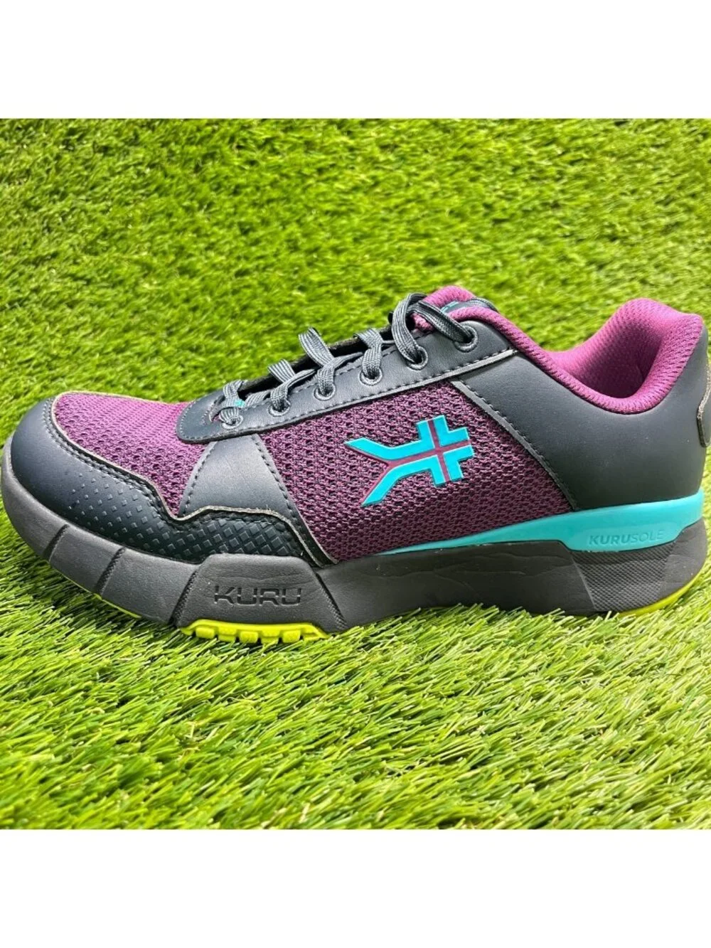 Kuru Quantum 2.0 Womens Size 10D Purple Blue Athletic Running Shoes Sneakers